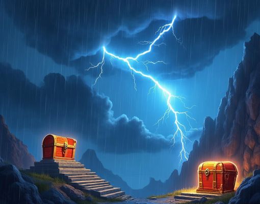 《鸣潮》开放世界隐藏玩法:高空滑翔体力控制技巧,宝箱刷新规律 至于宝箱刷新,这事儿更有意思。我原本以为所有宝箱都是固定点位,直到某个雷雨交加的夜晚——没错,《鸣潮》的天气系统确实会影响宝箱出现。那晚我本来在风暴祭坛附近躲雨,雨停后山壁上突然多了个之前从没见过的宝箱。后来我特意测试了几次,发现在特定天气后,某些隐蔽角落确实会刷新出特殊宝箱。