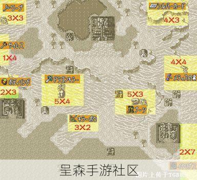 火焰纹章：圣魔之光石沙漠寻宝图全宝藏位置坐标一览